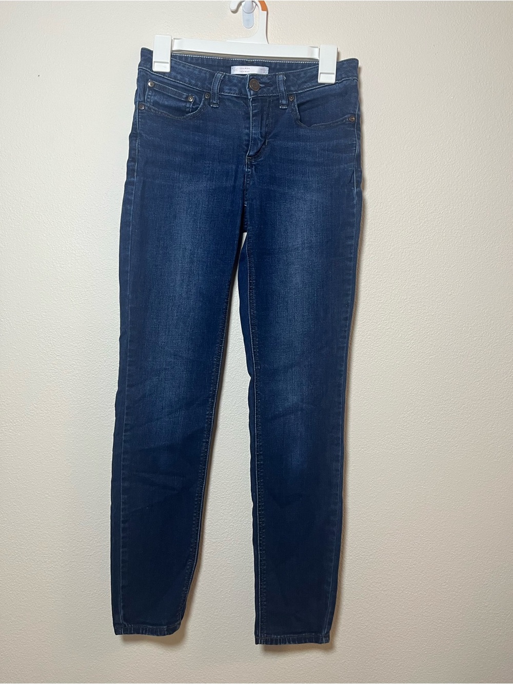 LC Lauren Conrad Dark Blue Skinny Jeans